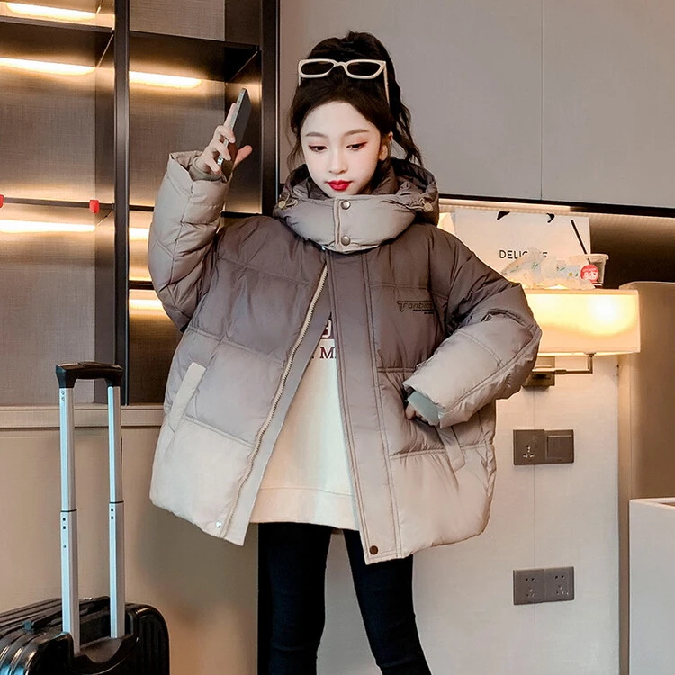 女童羽绒服6-12岁潮款高级感2023加厚保暖10-15岁儿童洋气冬季潮