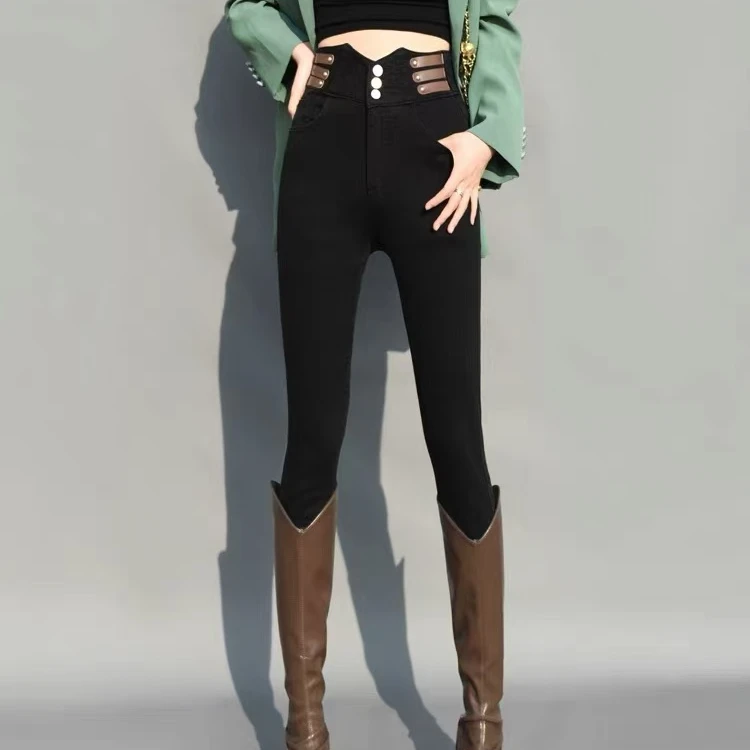 3008加绒小黑裤工厂