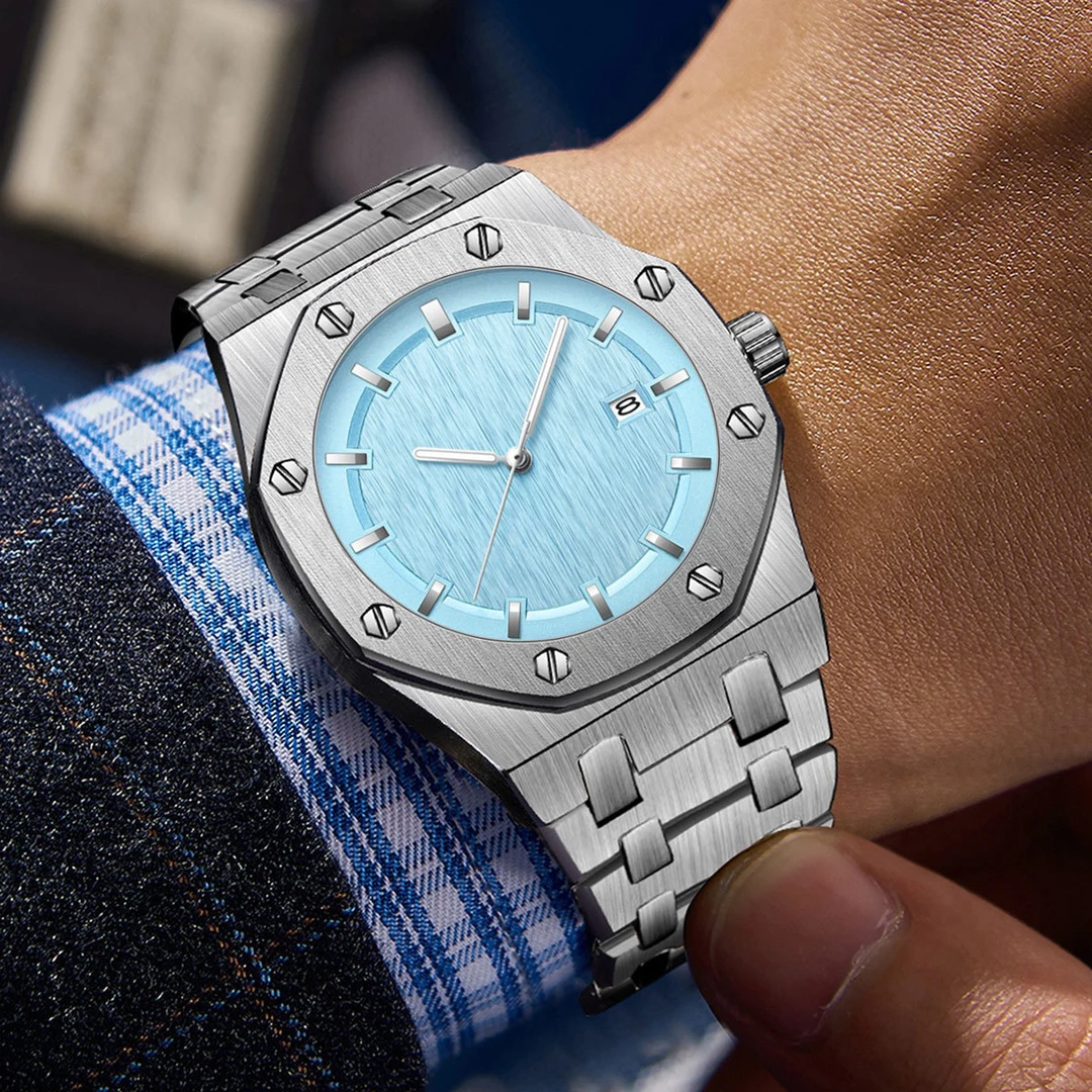 男士手表皇家橡树ap腕表嘻哈欧美说唱rapper蓝色大表盘时尚潮表男