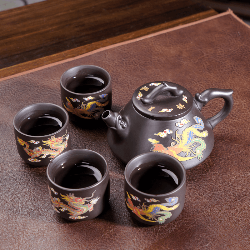变色石瓢壶桶杯一壶四杯