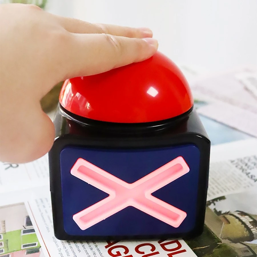 抢答器知识竞赛无线儿童课堂问答比赛道具简易手按按钮亮灯达人秀