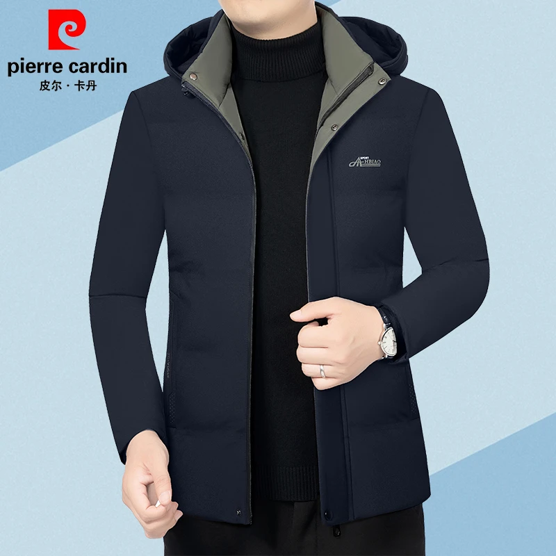 皮尔卡丹加厚款棉服冬装外套中老年男棉袄夹克爸爸装棉衣