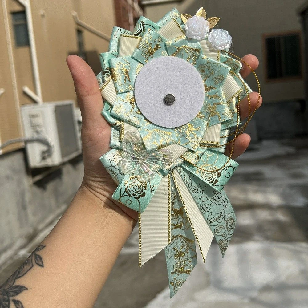 白菜华丽吧唧托手工痛包diy装饰物徽章托适用58-75mm动漫吧唧配饰