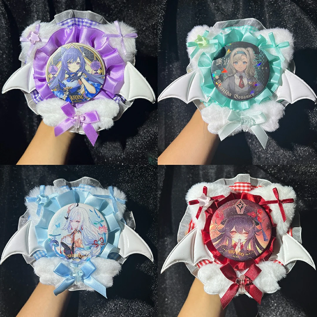 可爱天使蝙蝠翅膀吧唧托配饰原创新款饰品痛包装饰物挂件徽章谷子