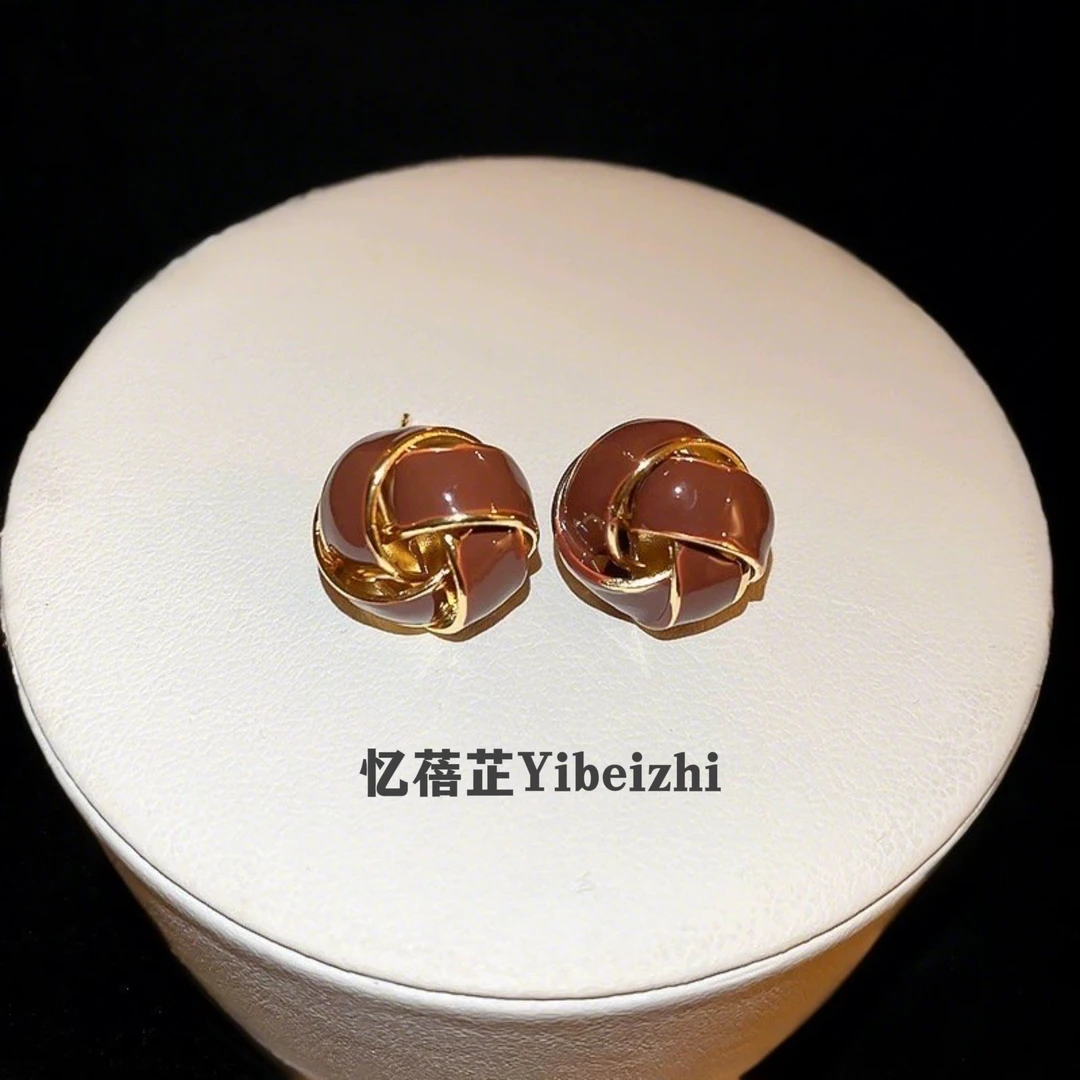 合金耳饰 孤注一掷 金晨同款耳环2023年新款潮气质高级感轻奢6084