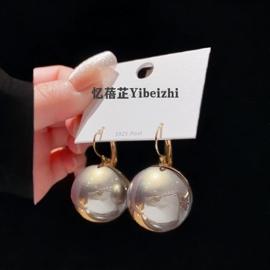 铜合金耳饰 1复古夸张耳扣式耳环小众独特设计欧美冷淡风耳坠6090