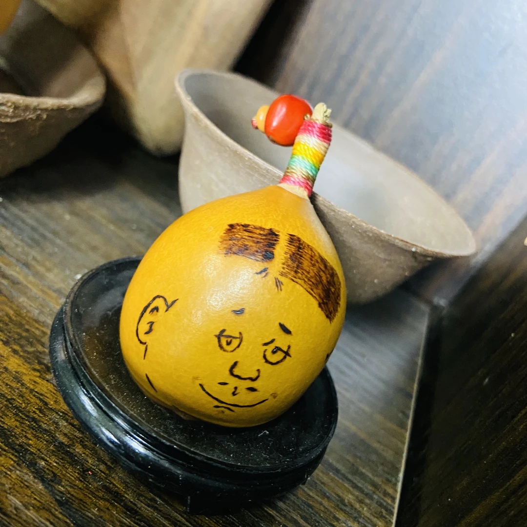 特色手工原创烙画葫芦挂件小葫芦天然精品葫芦挂件