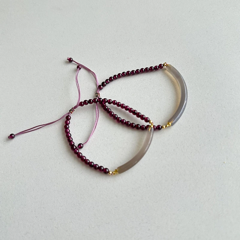 铁合金手链 [s716] S925银手链抽拉式可调节手绳2024年秋冬新品