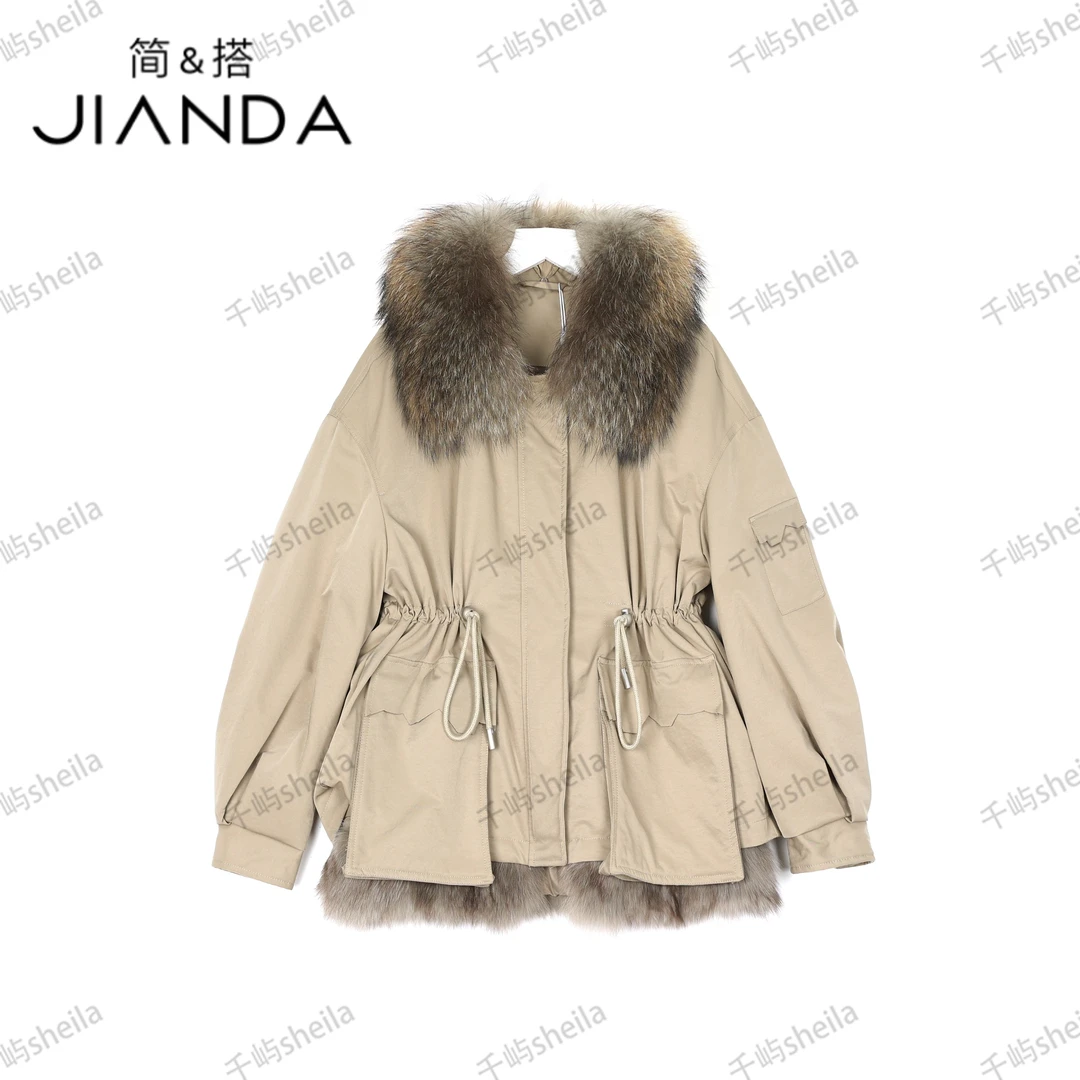 【千屿Sheila】原创设计ㆍ注重品质抽绳羽绒服214-YRF/0930-21025