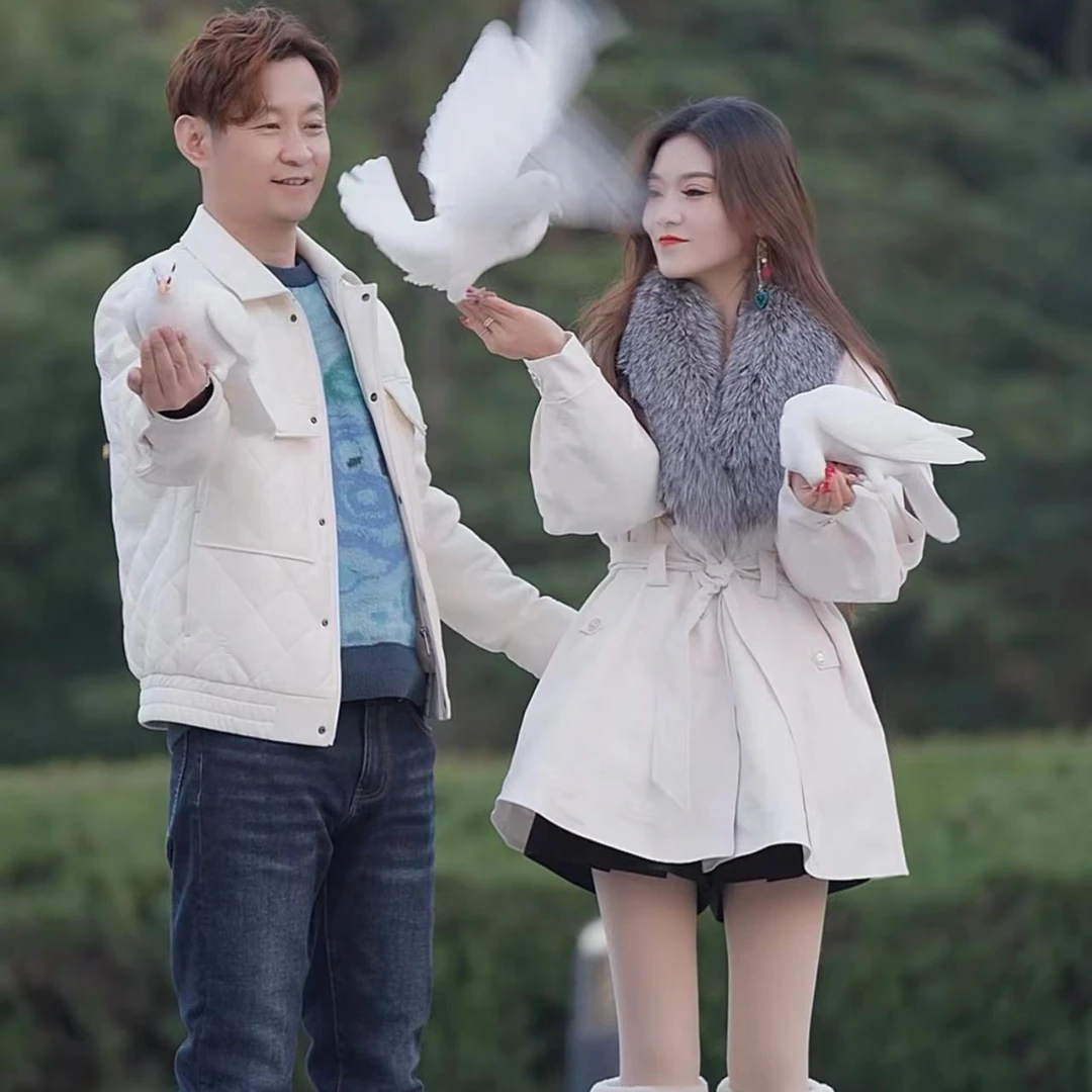 简&搭千屿Sheila冬季大毛领爆款“雪狐”品质皮草外套女1229-510229