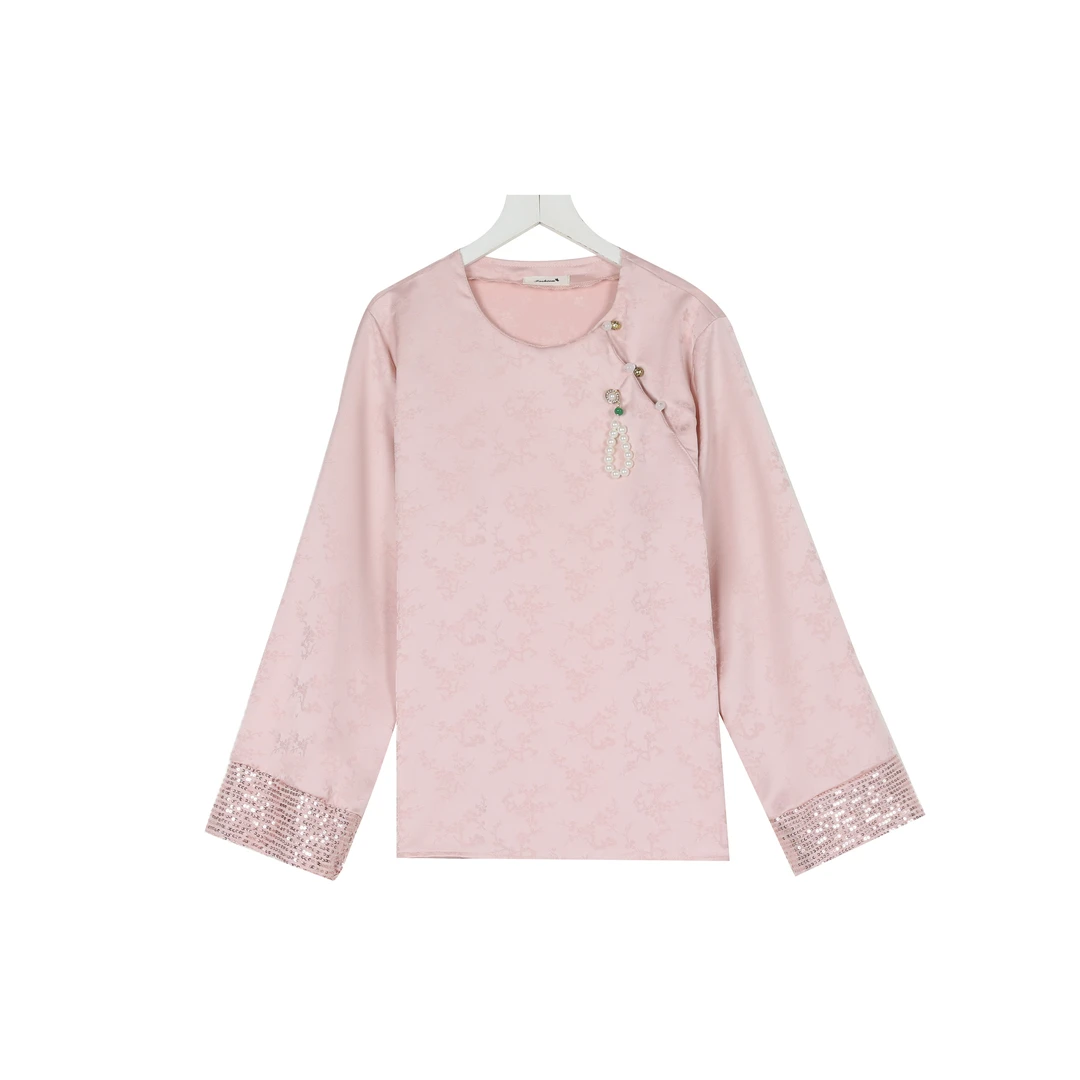 简&搭千屿Sheila春轻奢重工新中式气质时尚外套241-WT/0318-8807