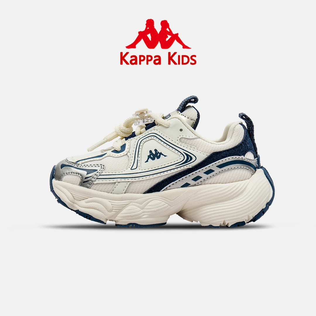 Kappa kids童鞋儿童中大童透气网面跑步鞋男女童运动鞋KAYS233089