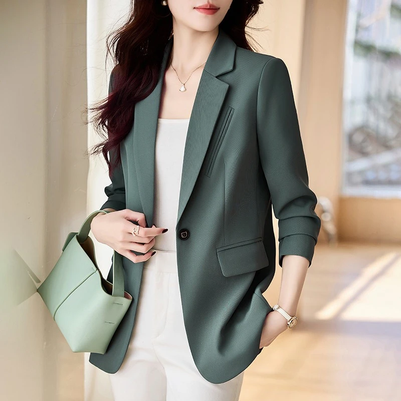 【B531-B540】2024女士西装外套春秋宽松百搭
