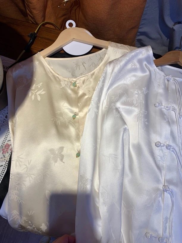 宋锦马甲和衬衫中国风新中式