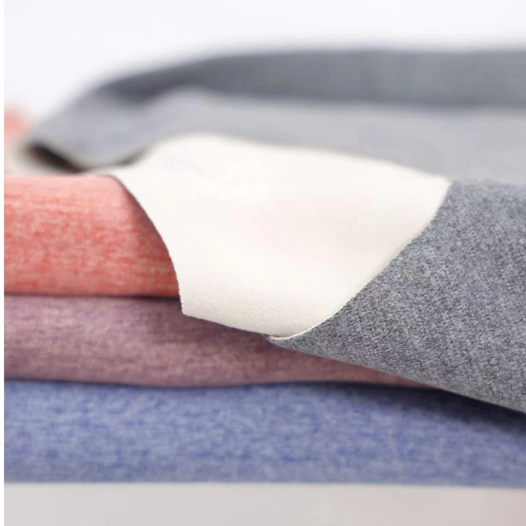 套装！缎彩德绒AB面保暖套装男士女士秋冬加绒加厚长袖加长裤