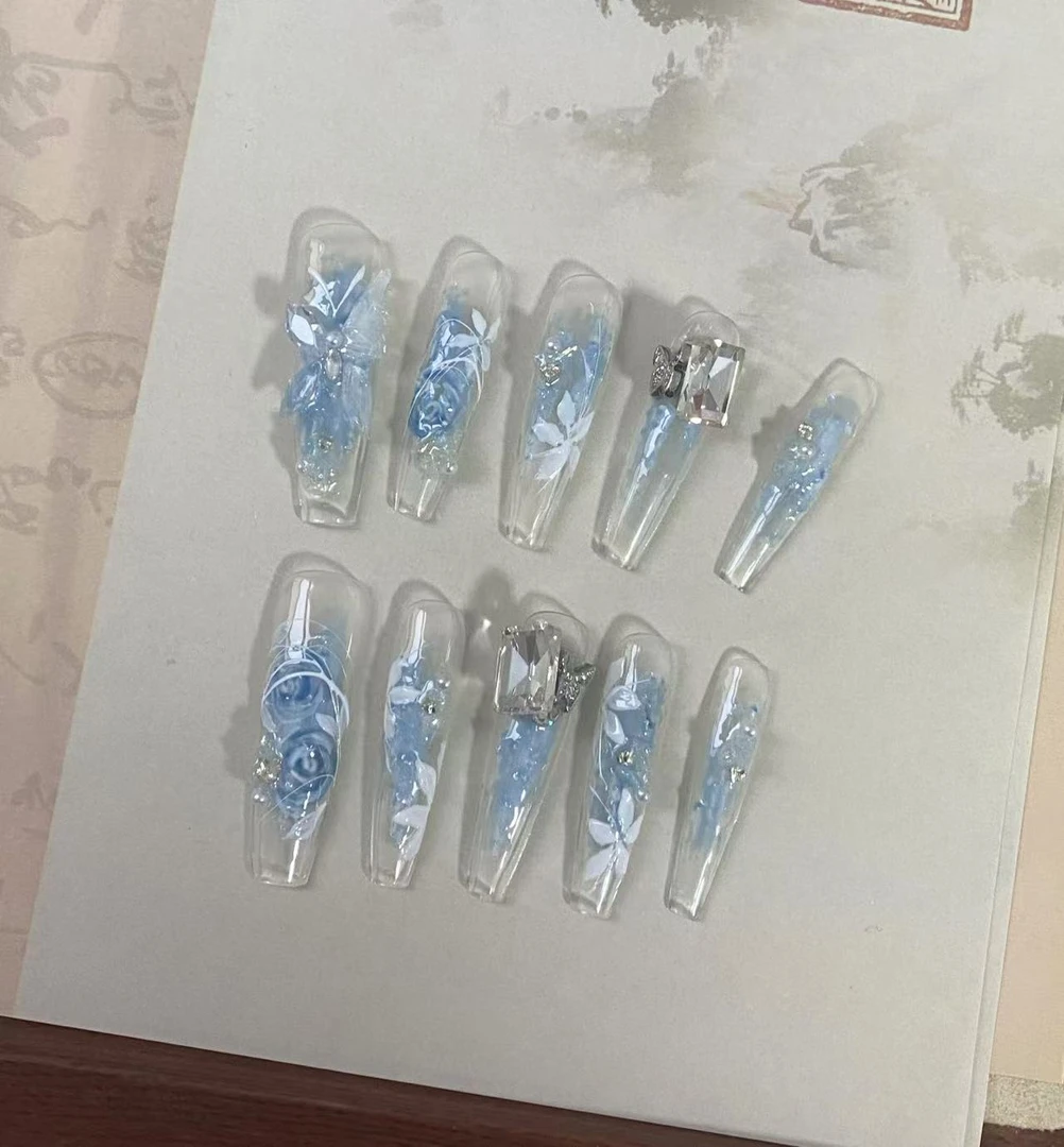 【海洋之心】纯手穿戴甲