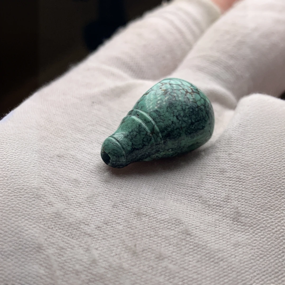 原矿菜籽黄三通尺寸24*14*12mm重5.6克