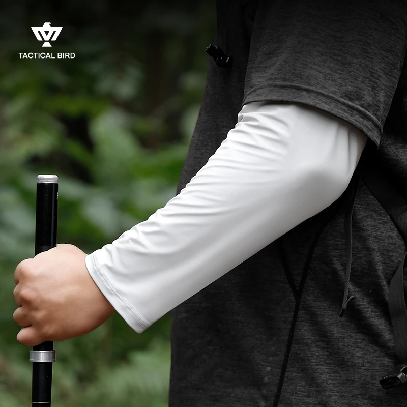 战术鸟宽蓬丨宽松加大码夏季冰丝防晒袖套防紫外线冰袖钓鱼袖套