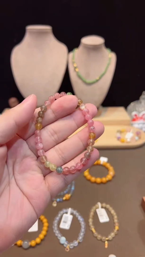 【闪购商品】碧玺手链未镶嵌手饰@@393q