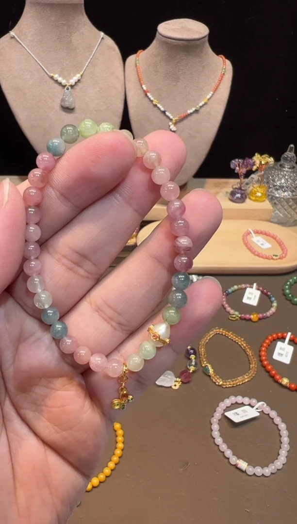 【闪购商品】碧玺手链未镶嵌手饰@@F4261