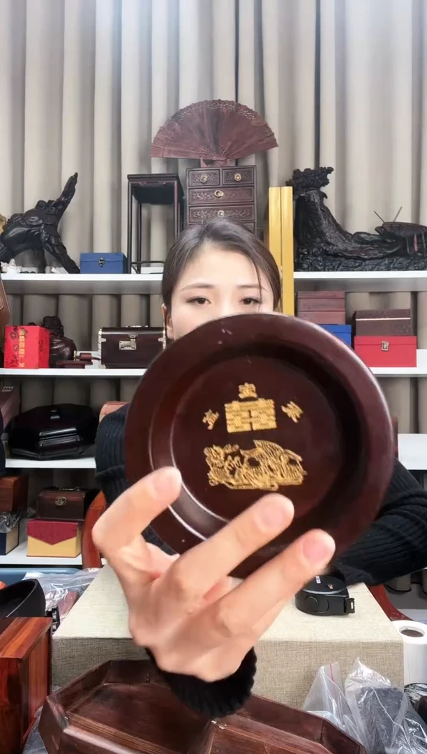 【闪购商品】木根雕HSZ聚宝盆