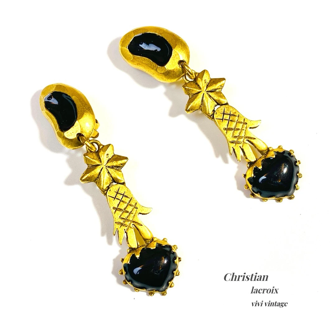 铜合金耳饰 拉夸Christian lacroix 萨姆之手时尚耳夹101409