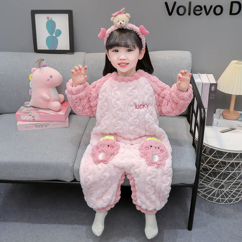 宝宝连体睡衣秋冬珊瑚绒双层加绒加厚婴儿宝宝法兰绒冬季防踢睡袋