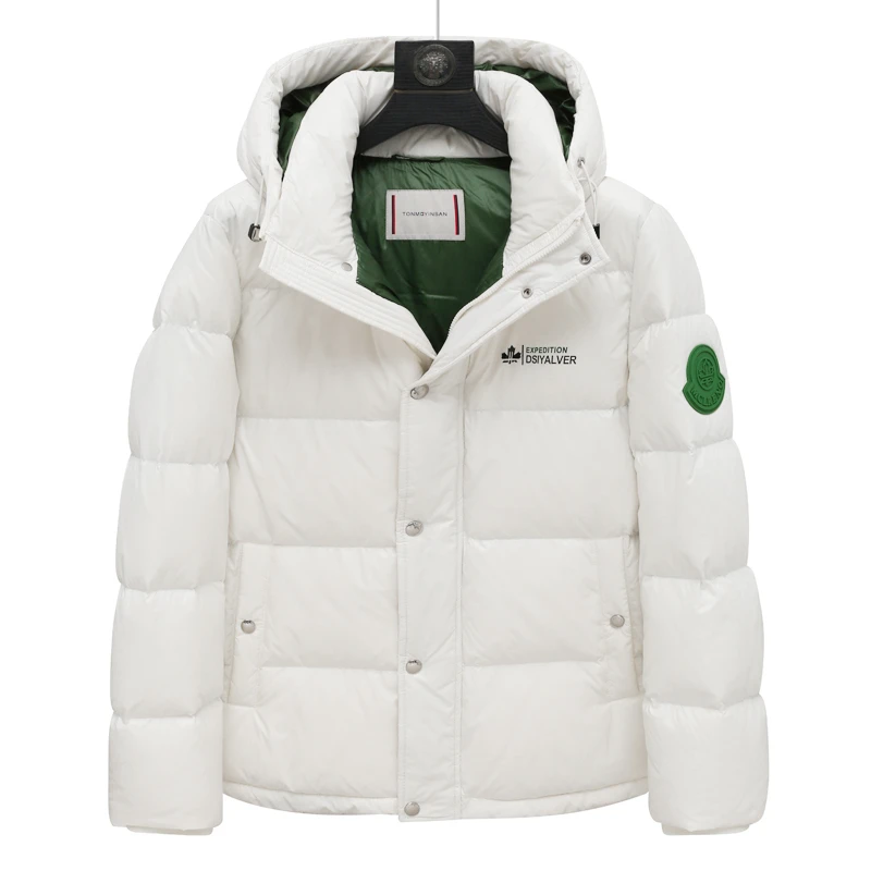 H975冬季厚款男羽绒服 白鸭绒拉链商务休闲保暖防风外套