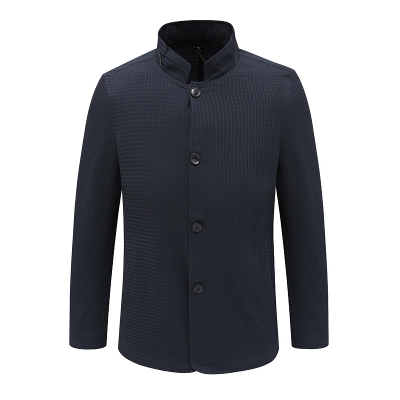 DS149.【特价】佛伦系列男式春秋款立领休闲夹克 中式单排扣外套