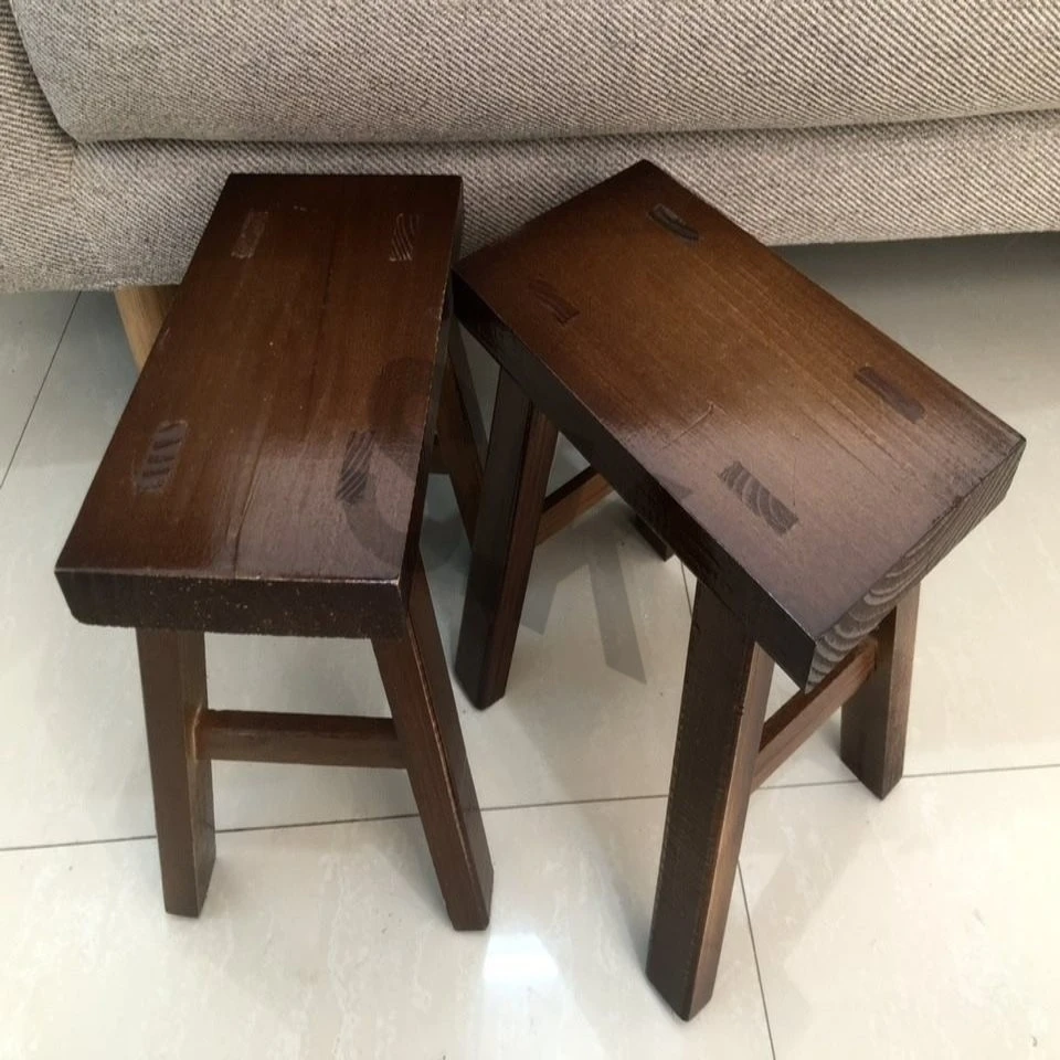 靠背椅家用凳子成人长条木板凳儿童凳子换鞋凳木头方凳跳舞矮凳