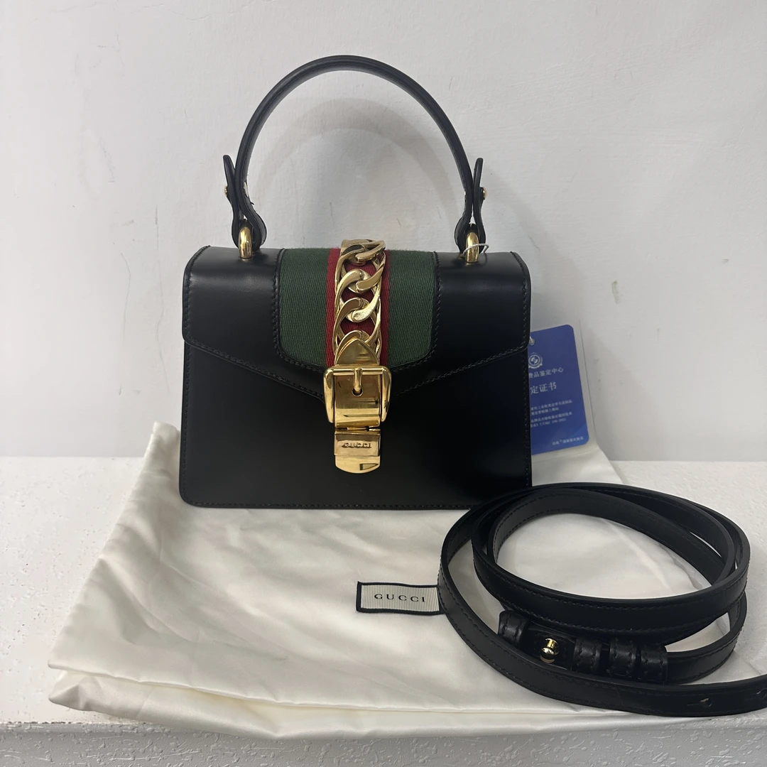 95新 GUCCI/古驰 优购奢品/Gucci塞尔维亚小号手提包