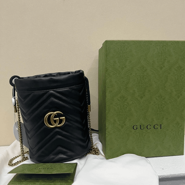 99新 GUCCI/古驰 优购奢品/古驰/黑金水桶/