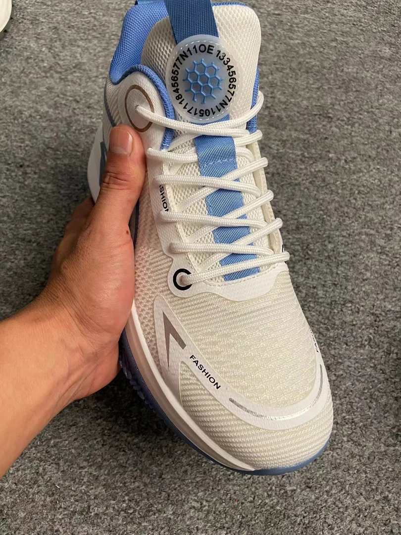 夏季透气网面男士篮球鞋休闲防滑时尚缓震低帮男鞋186减震