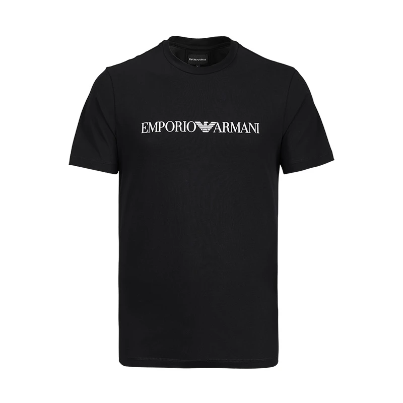 EMPORIO ARMANI男款运动针织休闲夏季舒适圆领时尚简约T恤12006
