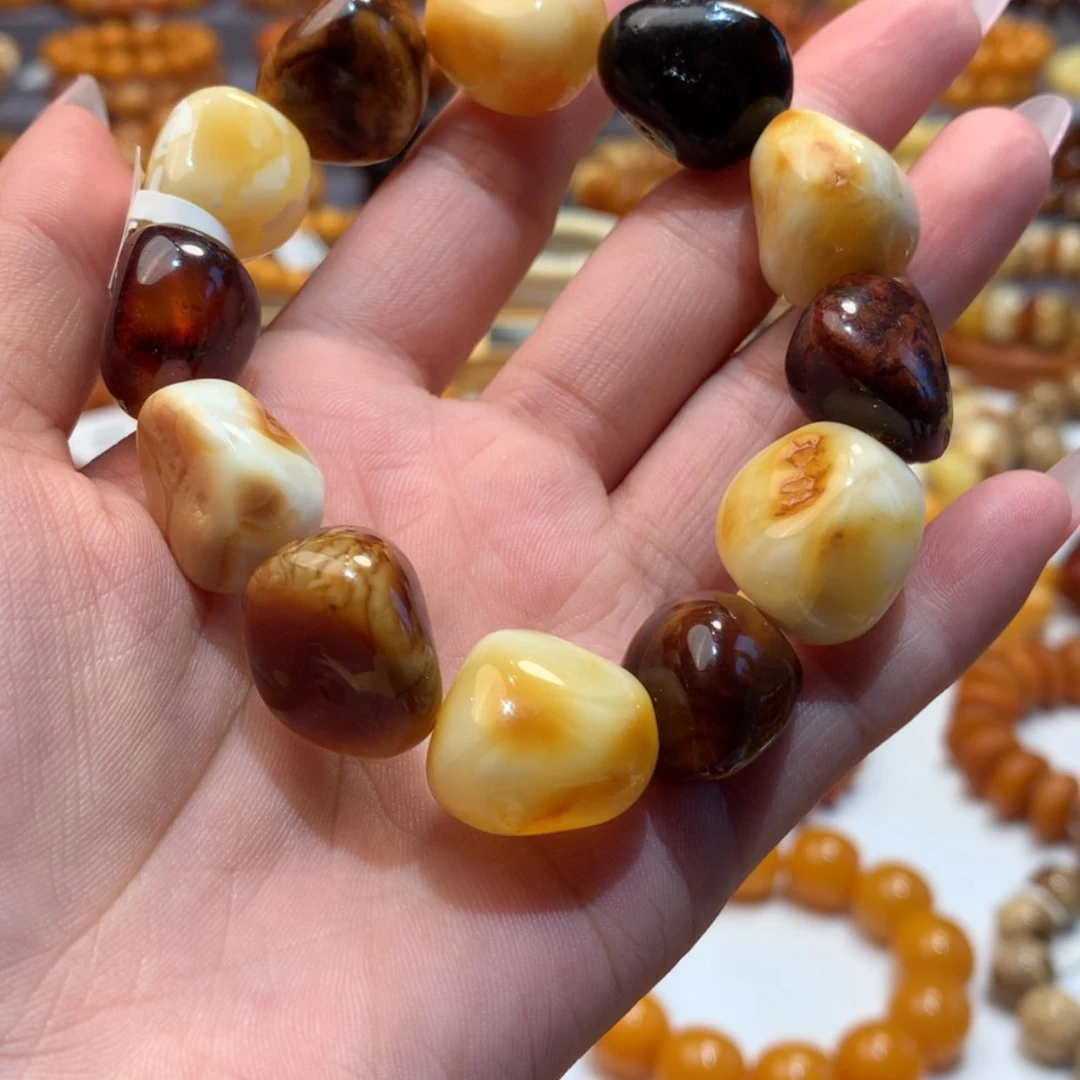 【闪购商品】蜜蜡手串未镶嵌李*狂蜜蜡