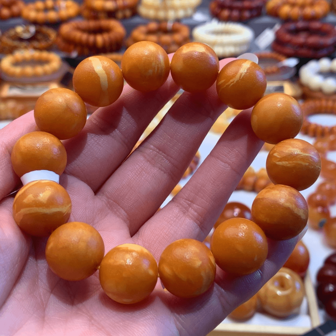 【闪购商品】蜜蜡手串未镶嵌蜜蜡手串