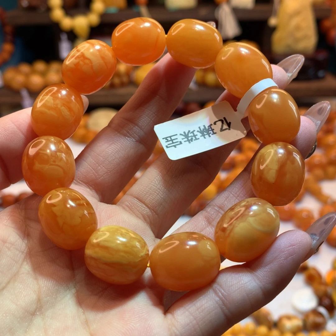 【闪购商品】琥珀手链未镶嵌牢**命蜜蜡