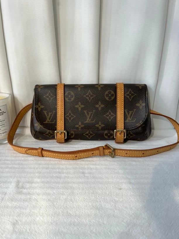 95新 LouisVuitton/路易威登 LV全原小号腰包胸包斜挎包