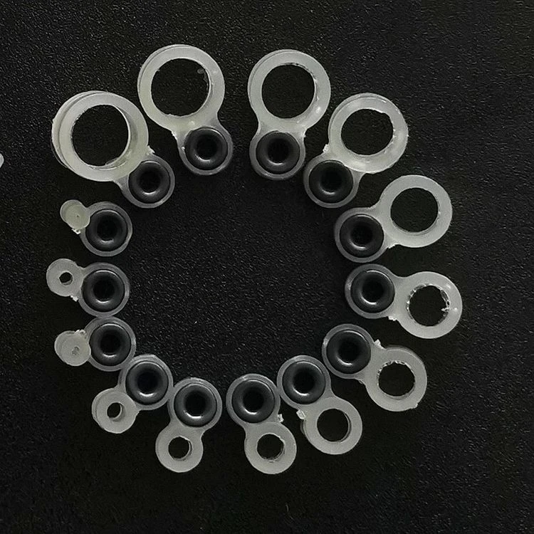 逗钓钓法鱼竿改装导环逗钓皮筋钓法导环泡沫钓法外置皮筋配件渔具