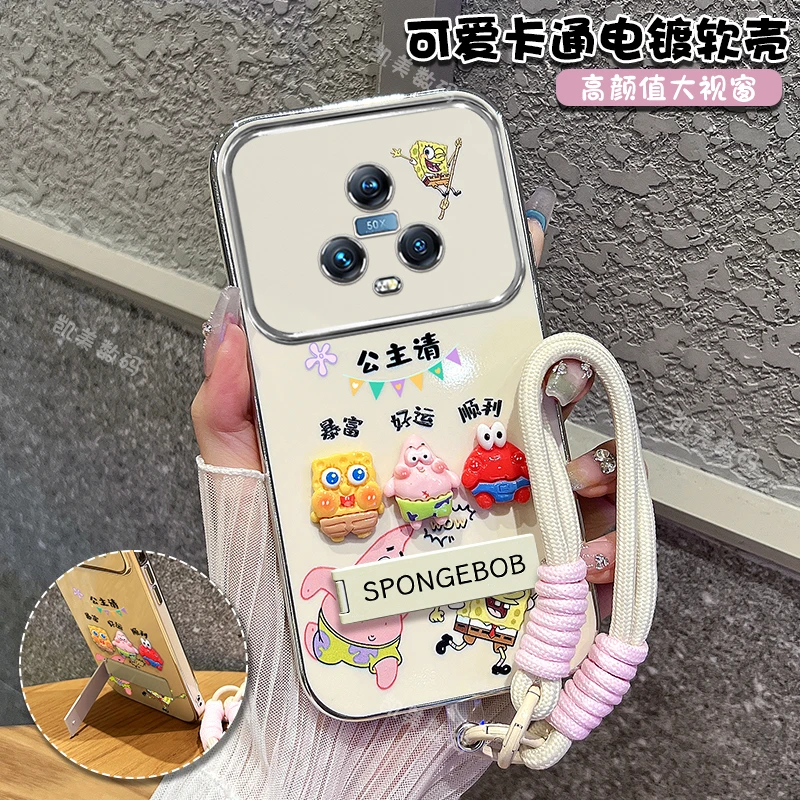 适用荣耀magic5手机壳magic5pro好运顺利大视窗折叠支架女款保护