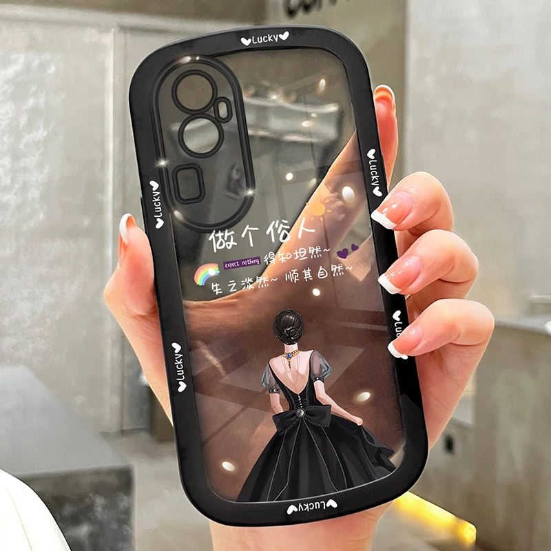 适用opporeno11手机壳reno11pro做个俗人透明硅胶全包防摔女新款