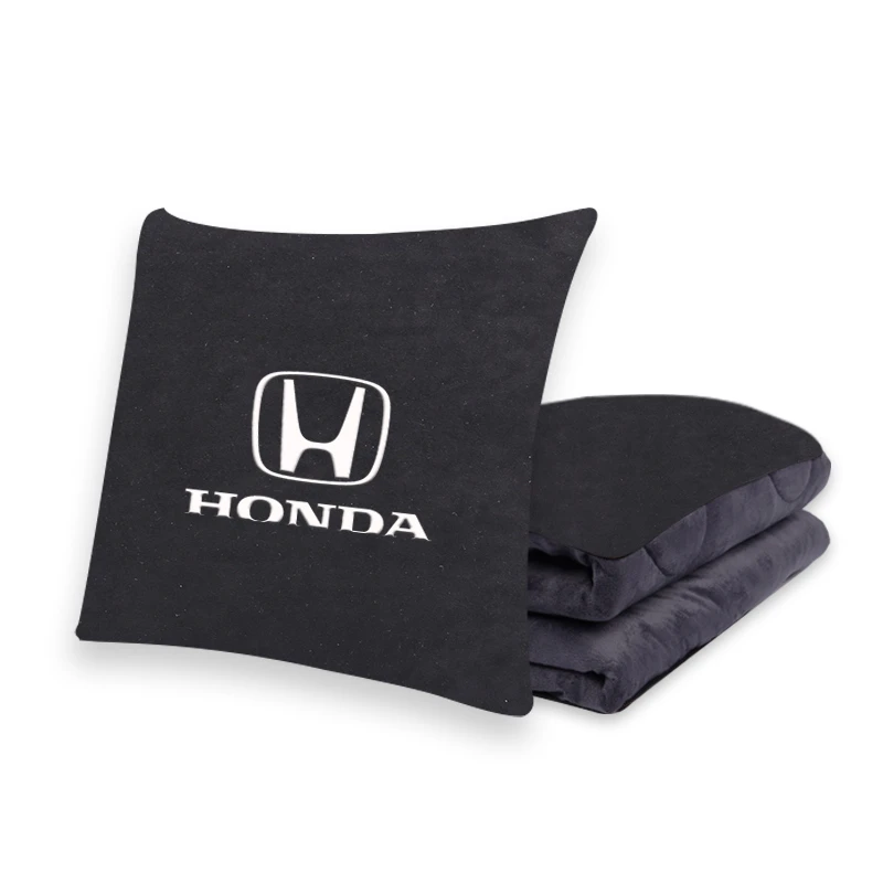 汽车抱枕被子两用本田雅阁思域皓影奥德赛二合一腰枕折叠枕靠头枕