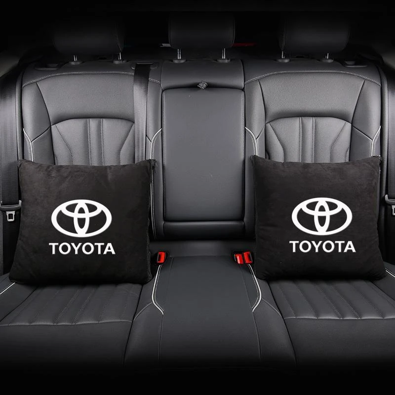 汽车抱枕被子两用丰田卡罗拉塞纳车载靠枕二合一加厚冬季折叠腰枕