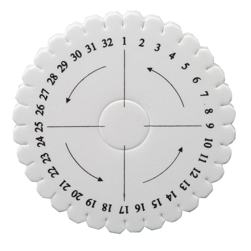 编织DIY工具编绳高硬度编盘器时尚圆形32孔十字家用简约手工编织