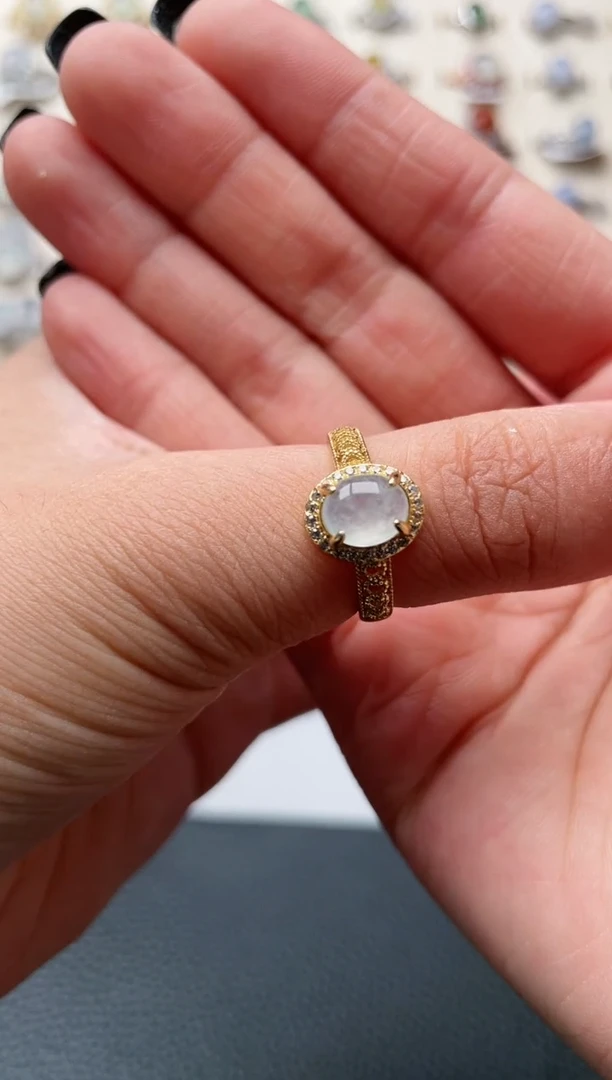 【闪购商品】翡翠戒指银S925镶嵌1111