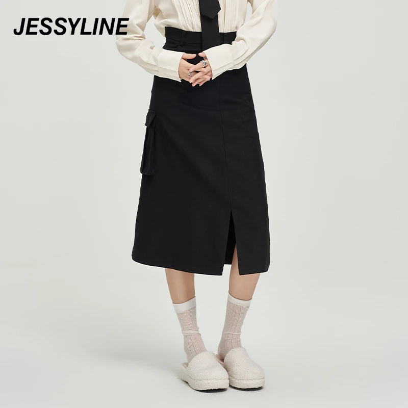 jessyline冬季新款女装 杰茜莱半身裙 341112276