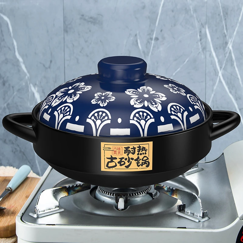 【梅落繁枝】柚米古法砂锅煲仔锅干烧不裂干烧锅炖锅炖菜砂锅陶瓷煲