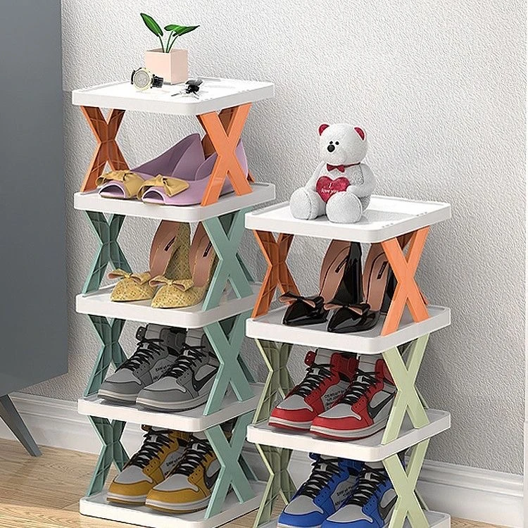 家庭简易鞋架门口多层鞋子收纳简约置物家用出租宿舍鞋架子省空间
