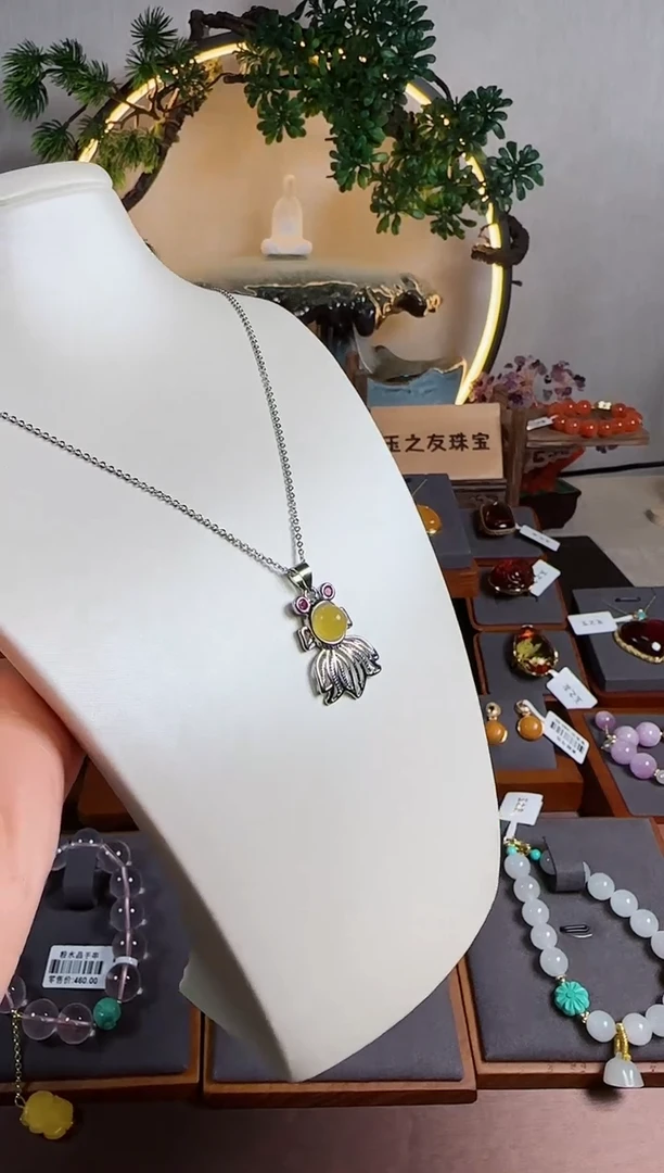 【闪购商品】蜜蜡颈饰未镶嵌福利款（赠链）