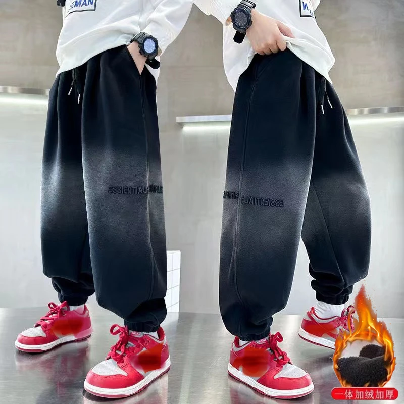 春秋秋裤子运动休闲宽松儿童韩版休闲裤中大童洋气男童男孩裤子